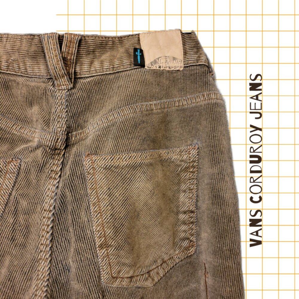 Vans Women's Boot Cut Corduroy Jeans in Tan